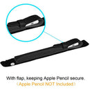 PU Leather Case USB Adapter Pocket With Elastic Band For Apple Pencil Flower