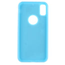 Anti Gravity Nano Suction Sticky Selfie Phone Case Cover For IPhone X Blue