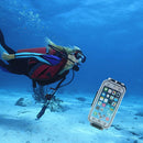 Waterproof Diving Surfing Protective Metal Case For IPhone 8plus White