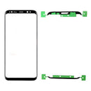 For Samsung Galaxy Note 8 Screen Lens Glass Replacement Kit,Front Outer Lens Glass Screen & Tools Kit & Adhesive for Samsung Galaxy Note 8 6.3 inch (Black)
