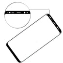 For Samsung Galaxy Note 8 Screen Lens Glass Replacement Kit,Front Outer Lens Glass Screen & Tools Kit & Adhesive for Samsung Galaxy Note 8 6.3 inch (Black)