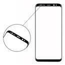 Front Glass repair kit for Samsung Galaxy S8 (Black) Display & 11 pcs Tool Kit/UV LOCA Adhesiver/Tweezers/Suction Cup/Wire/Microfiber Cleaning Cloth