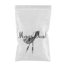 Nylon Audio Cables For Mobile Phone/MP3/Computer/Speaker/Radio 3.5mm Black