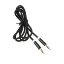 Nylon Audio Cables For Mobile Phone/MP3/Computer/Speaker/Radio 3.5mm Black