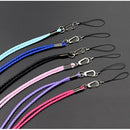 Security Cell Phone/Cameras Long Lanyard Cords Strap Mobile Carabiner PU New
