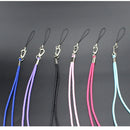 Security Cell Phone/Cameras Long Lanyard Cords Strap Mobile Carabiner PU New