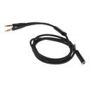 3.5mm Audio Splitter Cable 3.5mm Male to 3.5mm Female with Mic 3.5 Extension Aux Cable Adapter for iPhone Speaker