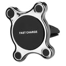 Magnetic Wireless Car Charger Air Vent / Dashboard Charging Holder Stand Mount Fast Charging