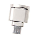 OTG Card Reader for Micro SD Card Micro USB 3.1 TF Card Adapter Silver
