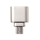 OTG Card Reader for Micro SD Card Micro USB 3.1 TF Card Adapter Silver