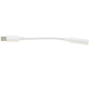 USB C to 3.5mm Audio adapter,Type C Male to Female Aux Jack Stereo Earphone Cable Converter for google pixel/pixel 2,Moto Z/Z Droid/Force/Play,HTC U11 other USB C Devices White