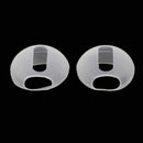 1 Pair Silicone Ear Tips Headphone Cover For Apple AirPods Beige