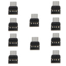 10 PCS Metal USB Type C Converter Fast Charging Mobile Phone Converter OTG Adapter