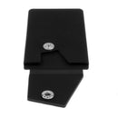 Silicone Cell Phone Wallet Case ID Card Holder With Stand Black