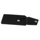 Silicone Cell Phone Wallet Case ID Card Holder With Stand Black