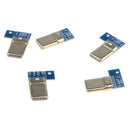 5 Pieces USB Type-C USB-C Male Connector Repair Replacement Plug Port