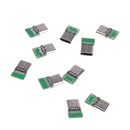 10 Pieces 14 Pin USB Type-C USB-C Female Socket Repair Replacement Plug Port