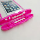 Universal Luminous Waterproof Phone Pouch Case Anti-Water Phone Cover Pink