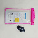 Universal Luminous Waterproof Phone Pouch Case Anti-Water Phone Cover Pink