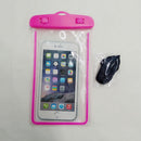 Universal Luminous Waterproof Phone Pouch Case Anti-Water Phone Cover Pink