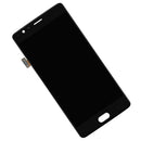 Black Front Outer Glass lens Replacement Compatible with OnePlus One Plus 3+ Screwdriver+ Suction Cup + Crowbars+Picks
