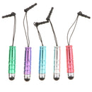 Universal Stylus Pen Bundle 10 pack/Short Stylus Pens with 3.5mm Jack Connector/Compatible with All Capacitive Touchscreens (Apple and Android)/ Microfiber