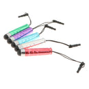 Universal Stylus Pen Bundle 10 pack/Short Stylus Pens with 3.5mm Jack Connector/Compatible with All Capacitive Touchscreens (Apple and Android)/ Microfiber