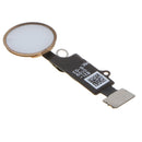 For iPhone 8 / 8 Plus Home Menu Button + Touch ID Assembly Flex Cable - Key Part - Gold