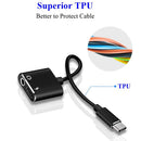 2 In 1 Type-C To 3.5mm AUX Audio Headphone Adapter Charger Cable Rose Gold