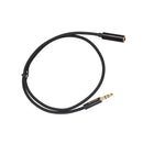 3.5mm Audio Stereo Y Splitter Extension Cable 3.5mm Male to Female Port for Earphone,Headset Splitter Adapter,for iPhone,Samsung,Tablets,MP3 - 0.5m