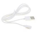 3 Pin Charging Cable, Portable Replacement USB Charging Cable For Smartwatch White