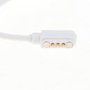 3 Pin Charging Cable, Portable Replacement USB Charging Cable For Smartwatch White