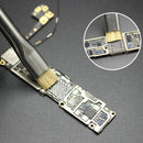 Metal Dual Head Clean Dust Brush for Phone Circuit Board BGA Cleaning Tool
