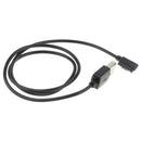 2 Pin Charging Cable, Portable Replacement USB Charging Cable For Smartwatch Black