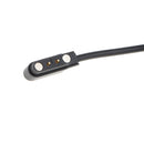 2 Pin Charging Cable, Portable Replacement USB Charging Cable For Smartwatch Black