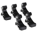 5 Pieces J-Hook Buckle Mount Quick Release Mount Base For GoPro Camera