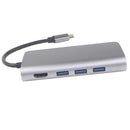 8 in1 USB 3.0 HUB 3.1 Type C to HDMI/RJ45/SD/TF Adapter for Macbook