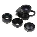 Cell Phone Lens Telephoto Lens + Fisheye + Wide Angle + Macro Lens 4 In 1