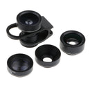 Cell Phone Lens Telephoto Lens + Fisheye + Wide Angle + Macro Lens 4 In 1