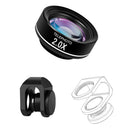 Cell Phone Lens Telephoto Lens + Fisheye + Wide Angle + Macro Lens 4 In 1