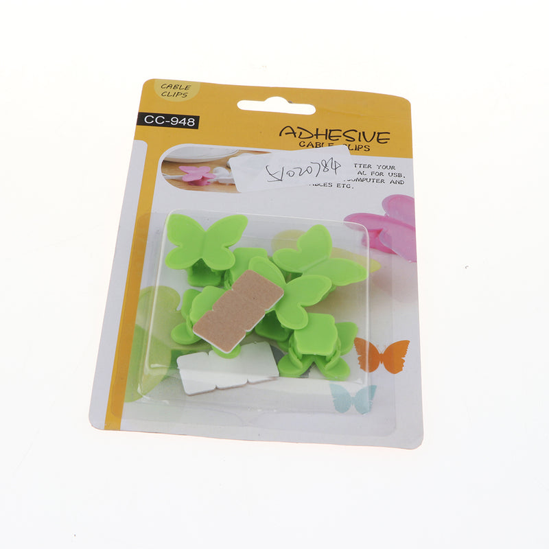 1 Set Cables Clips Self Adhesive Cord Management Wire Holder Organizer Clamp