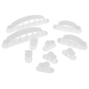 1 Set Cable Clips Self Adhesive Cord Management Wire Holder Organizer Clamp