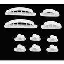 1 Set Cable Clips Self Adhesive Cord Management Wire Holder Organizer Clamp