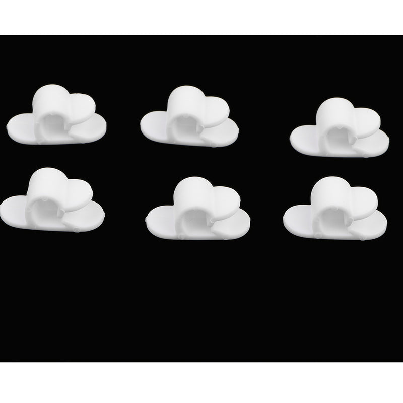 1 Set Cable Clips Self Adhesive Cord Management Wire Holder Organizer Clamp