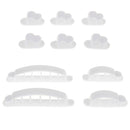 1 Set Cable Clips Self Adhesive Cord Management Wire Holder Organizer Clamp