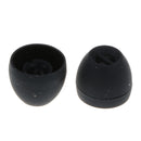 20 Pairs Silicone XS/S/M/L Eartips Eargels Earpads Ear Tips Gels Bud Black