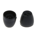 20 Pairs Silicone XS/S/M/L Eartips Eargels Earpads Ear Tips Gels Bud Black