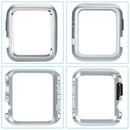 38MM Apple Watch Case, Magnetic Adsorption Technology Frame, Built-in Magnets Support, Protective Watch Case for iWatch Series 3, 2 (Silver, 38MM)