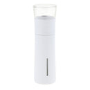 Outdoor White Water Bottle Cup 300ml Leakproof Portable Tea Bottle Cup, Double Wall Thermal Insulation Design Anti-scald