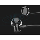 3.5mm HiFi Stereo Half In-Ear Earphone Headset Headphone For Samsung
